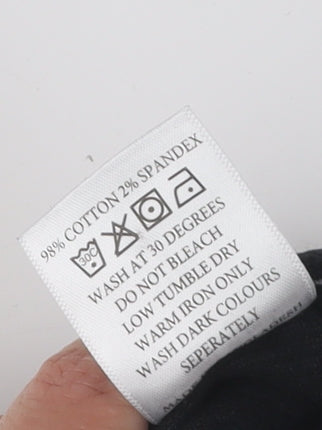 Samuel Windsor Men's Black Corduroy Trousers 38S