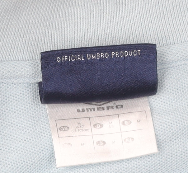 Umbro Men's Blue Polo M Short Sleeve Sporty Attire