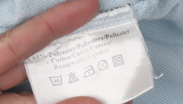 Umbro Men's Blue Polo M Short Sleeve Sporty Attire