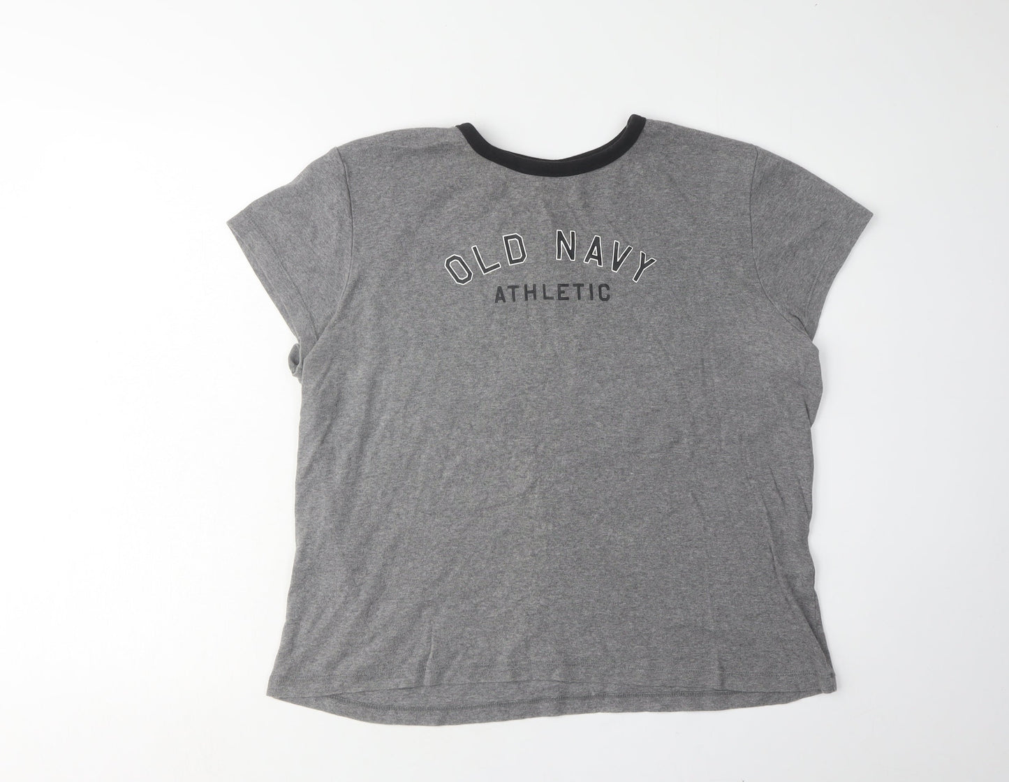 Unisex Adults UK Size XL Old Navy Grey Basic T-Shirt