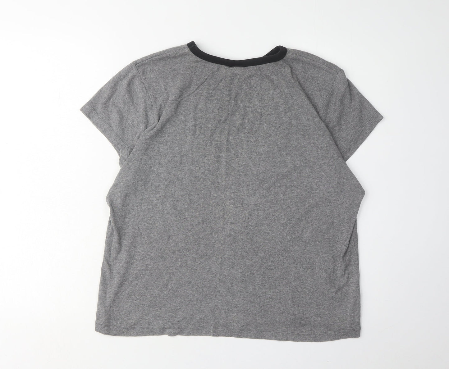 Unisex Adults UK Size XL Old Navy Grey Basic T-Shirt