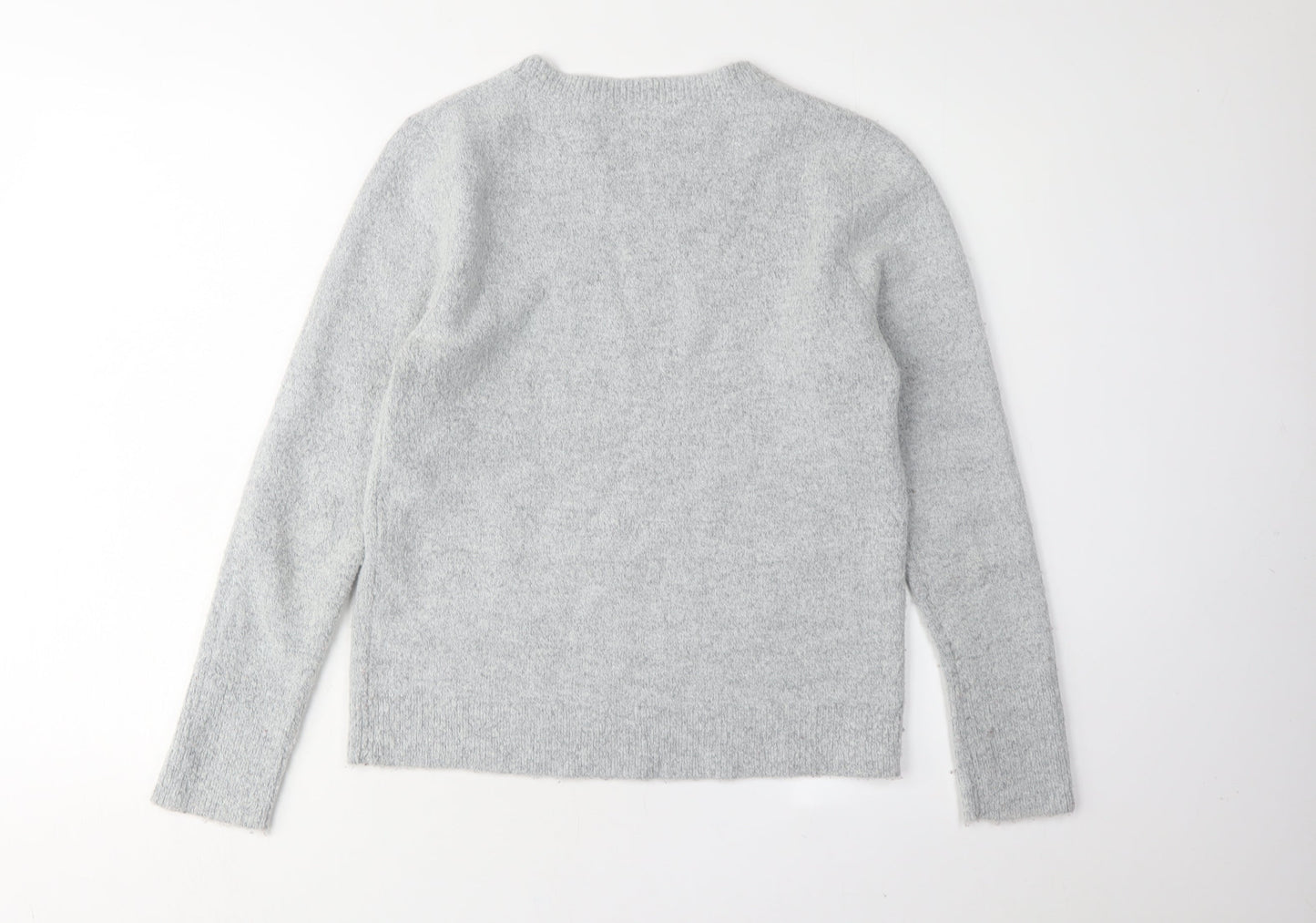 Womens UK Size S Oasis Grey Pullover Jumper