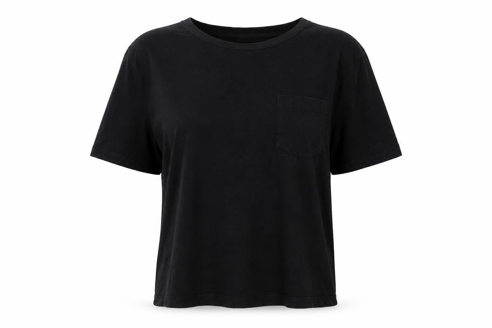 Womens UK Size M Gap Black Basic T-Shirt