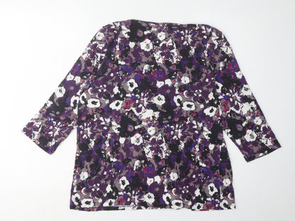 Womens UK Size 16 Marks and Spencer Purple  T-Shirt