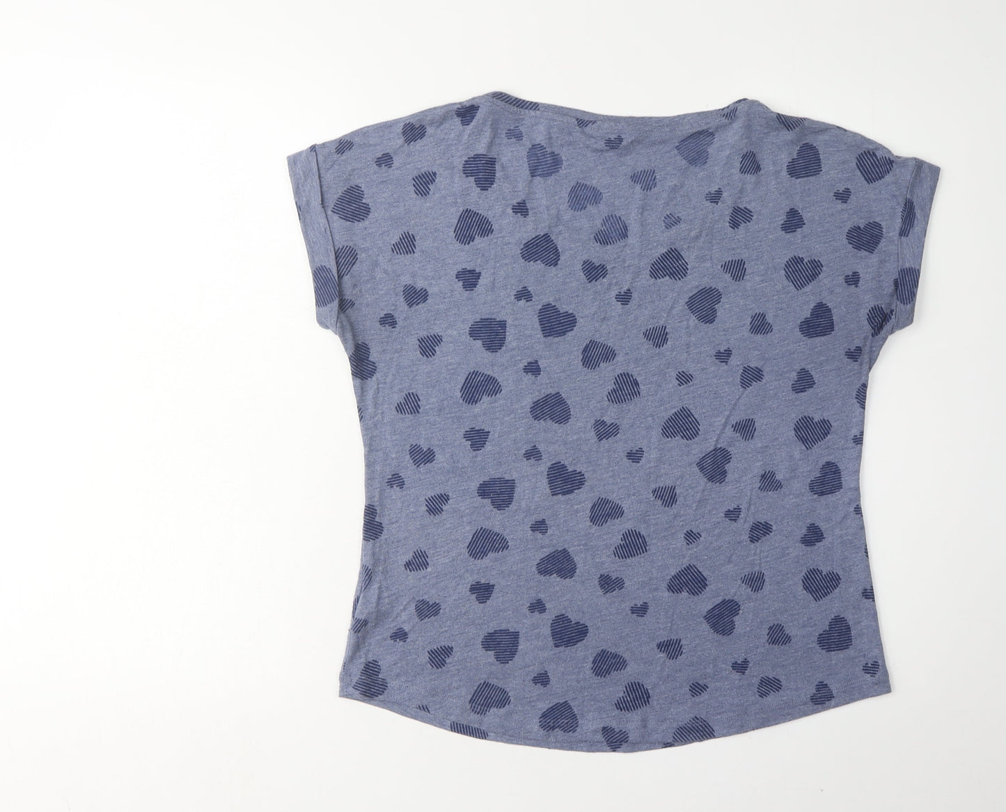 Marks and Spencer Women's Blue T-Shirt, Size 12