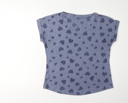 Marks and Spencer Women's Blue T-Shirt, Size 12