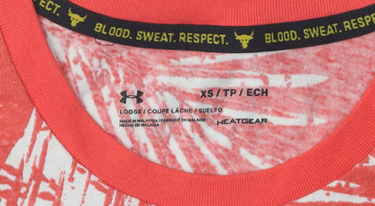 Under Armour Men's Red XS Graphic Print T-Shirt