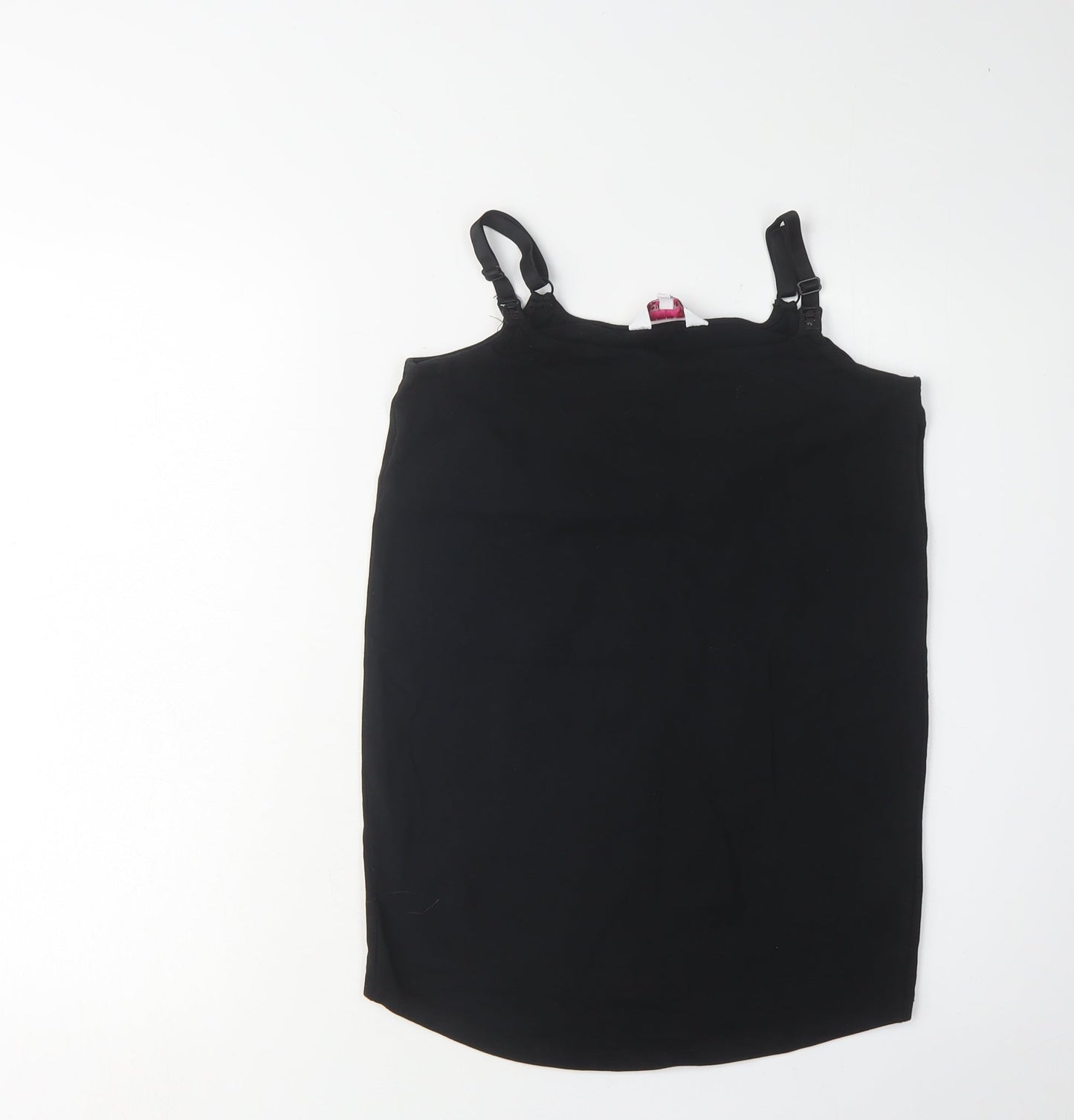 Womens UK Size 10 Red Herring Black Maternity Tank