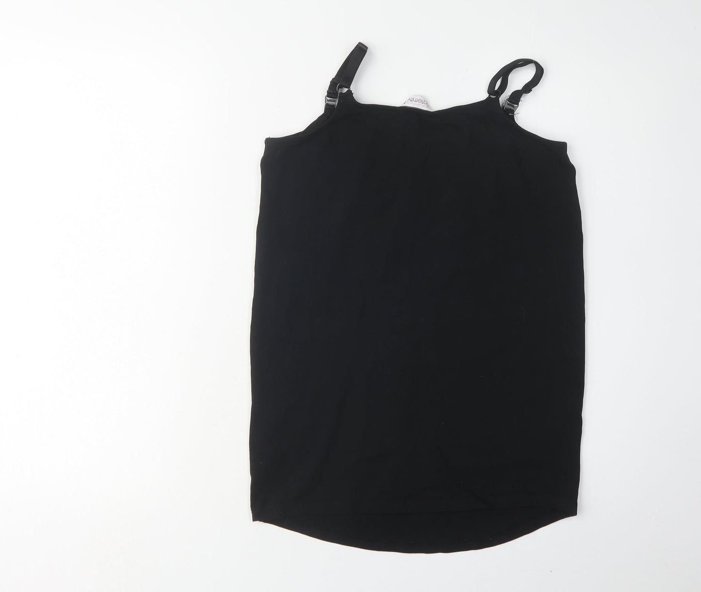 Womens UK Size 10 Red Herring Black Maternity Tank