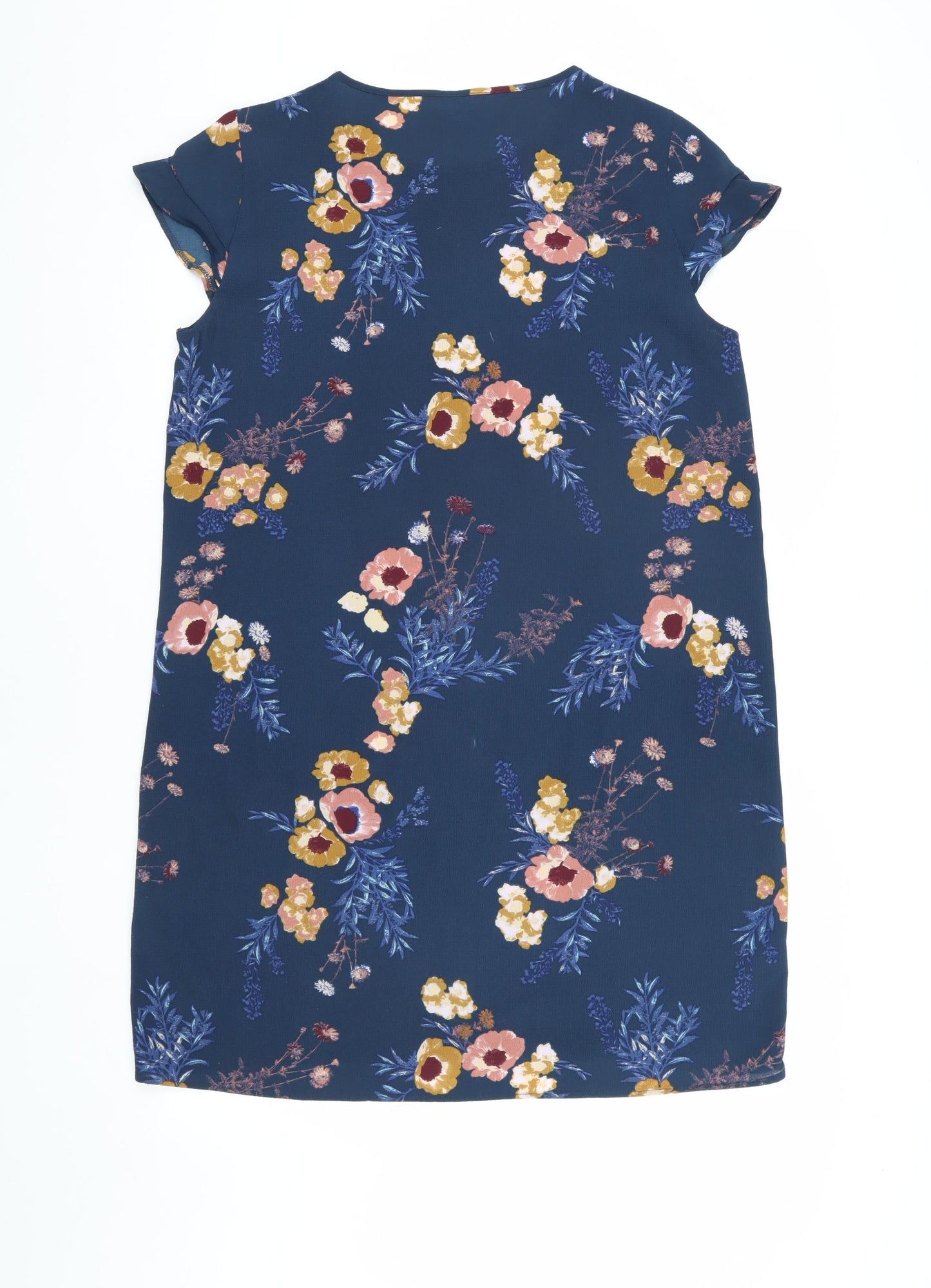JACQUELINE de YONG Women's Blue Floral Shift Dress