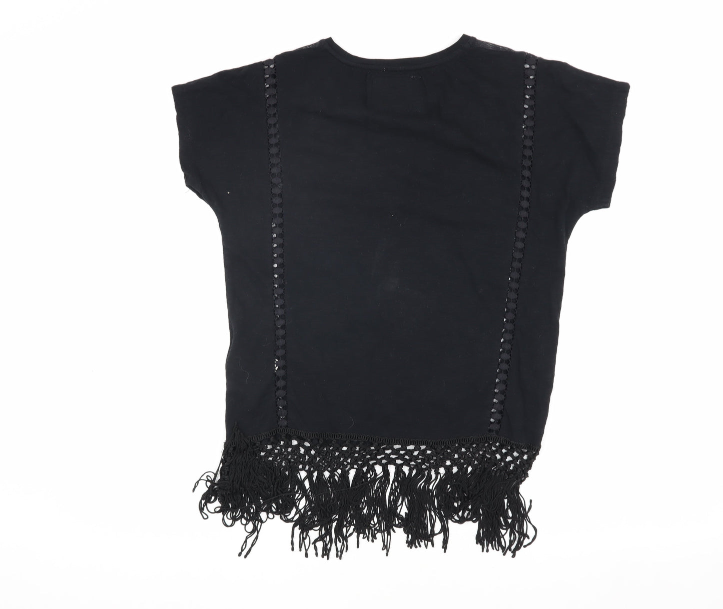 Womens UK Size S Superdry Black  T-Shirt