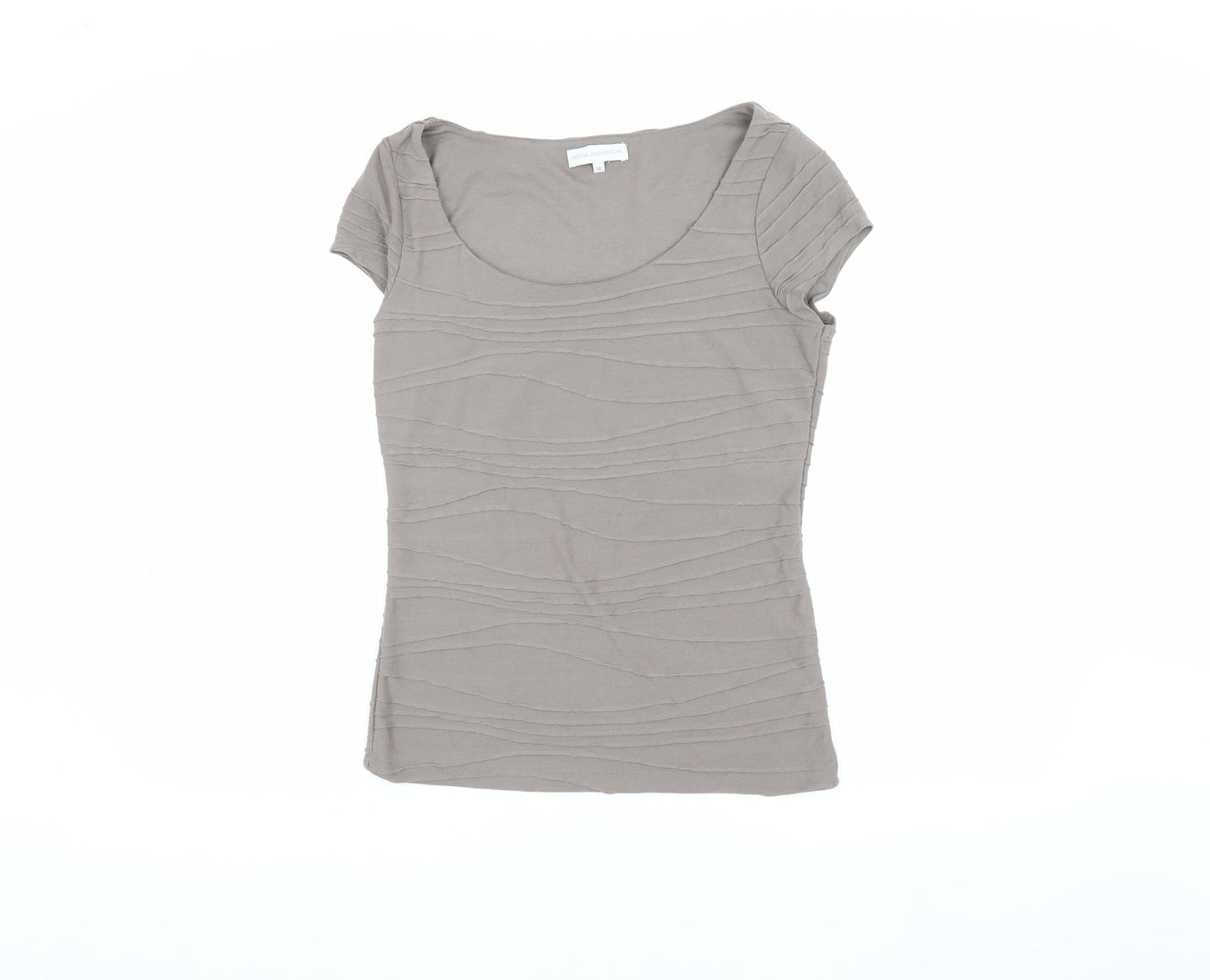 Womens UK Size 10 Rocha John Rocha Beige  T-Shirt