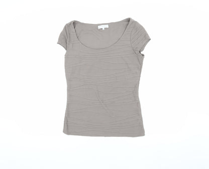 Womens UK Size 10 Rocha John Rocha Beige  T-Shirt