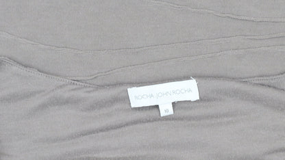 Womens UK Size 10 Rocha John Rocha Beige  T-Shirt