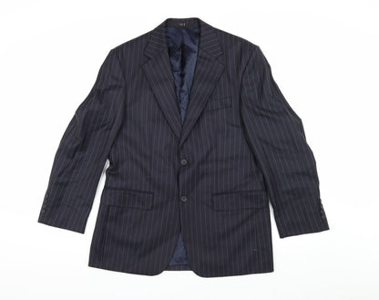 Mens UK Size 36 DAKS Regular Blue Suit Jacket