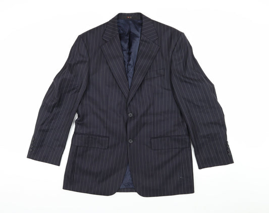 Mens UK Size 36 DAKS Regular Blue Suit Jacket