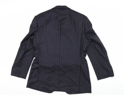 Mens UK Size 36 DAKS Regular Blue Suit Jacket