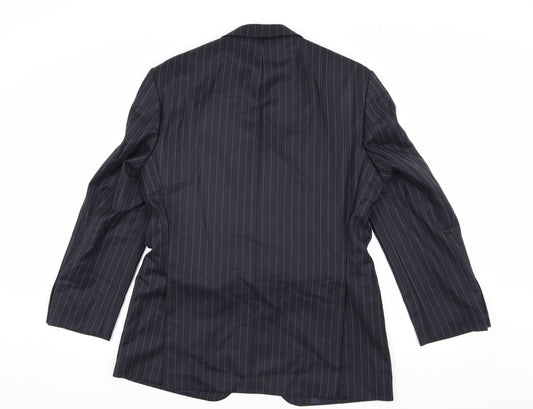 Mens UK Size 36 DAKS Regular Blue Suit Jacket