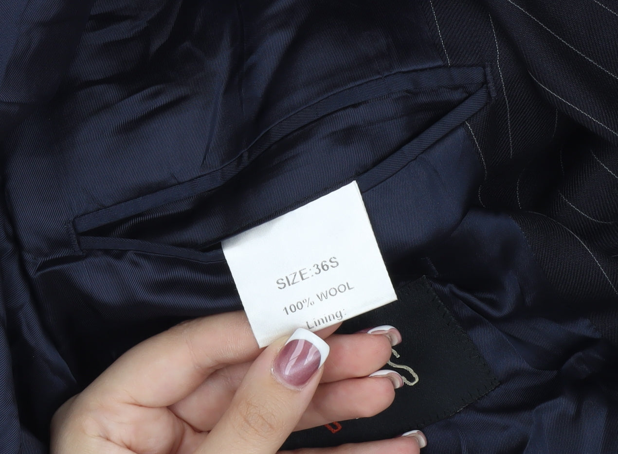 Mens UK Size 36 DAKS Regular Blue Suit Jacket