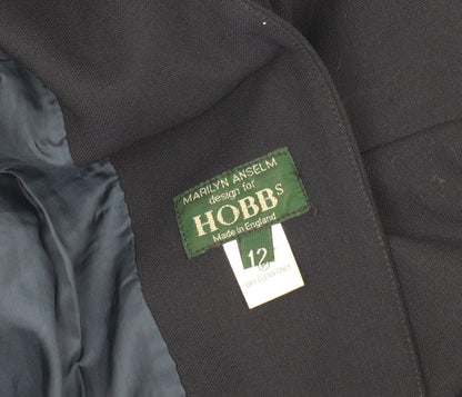 Hobbs Women's Black Tuxedo Suit Jacket Size 12