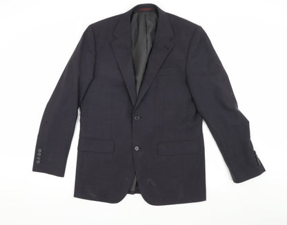 Mens UK Size 38 Jeff Banks Regular Grey Suit Jacket