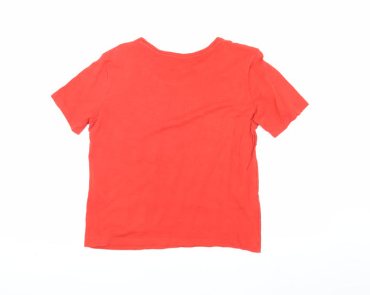 Jacqueline de Yong Women’s Red Basic T-Shirt, Size S