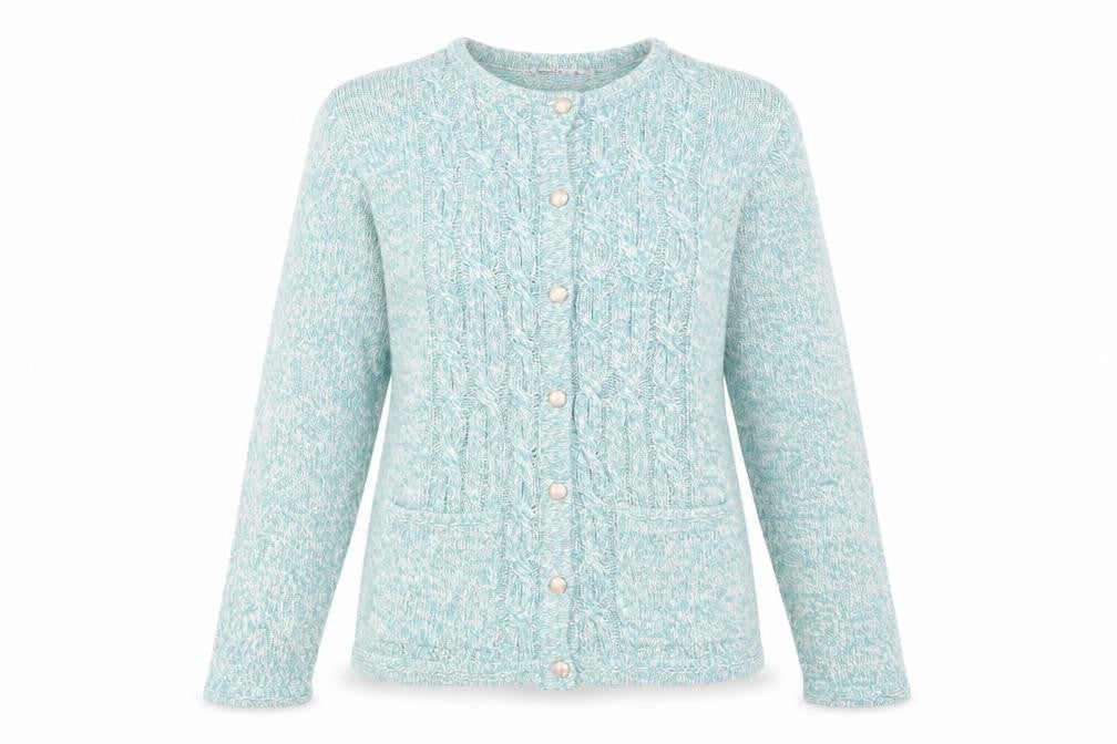 Womens UK Size S Honor Millburn Green Cardigan Jumper
