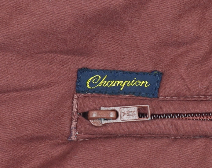 Mens UK Size 40 Champion Brown Puffer Jacket