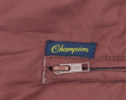 Mens UK Size 40 Champion Brown Puffer Jacket
