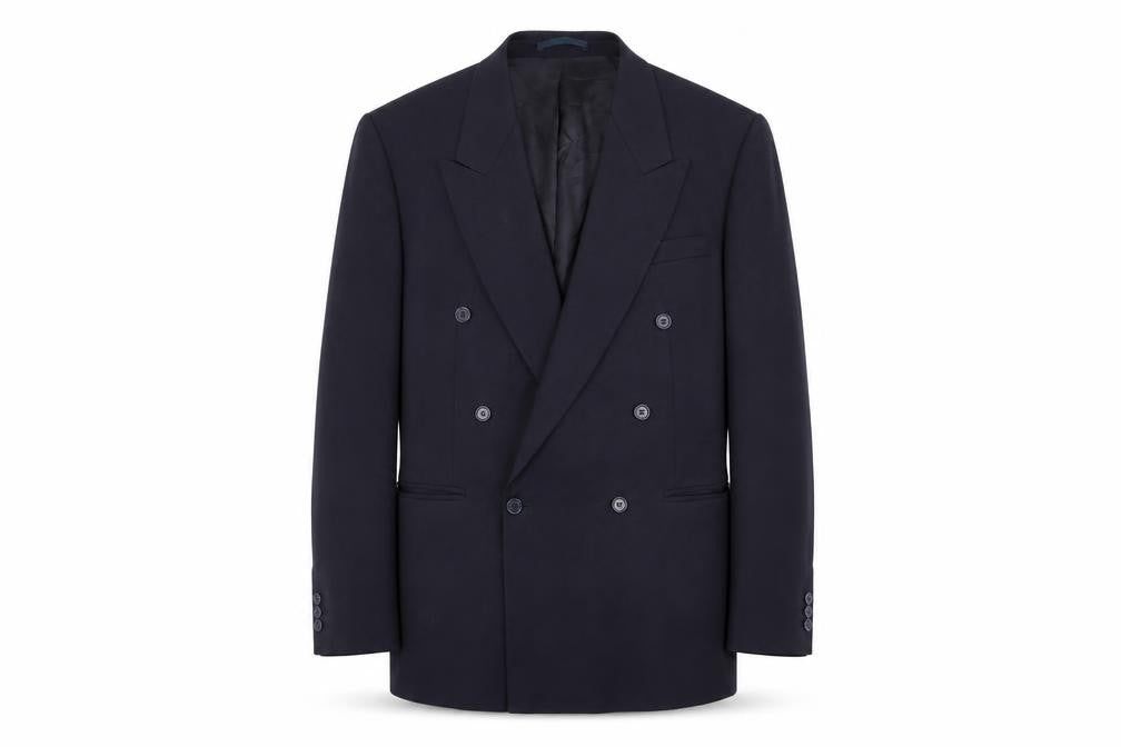 Mens UK Size 42 Pierre Cardin Regular Blue Suit Jacket