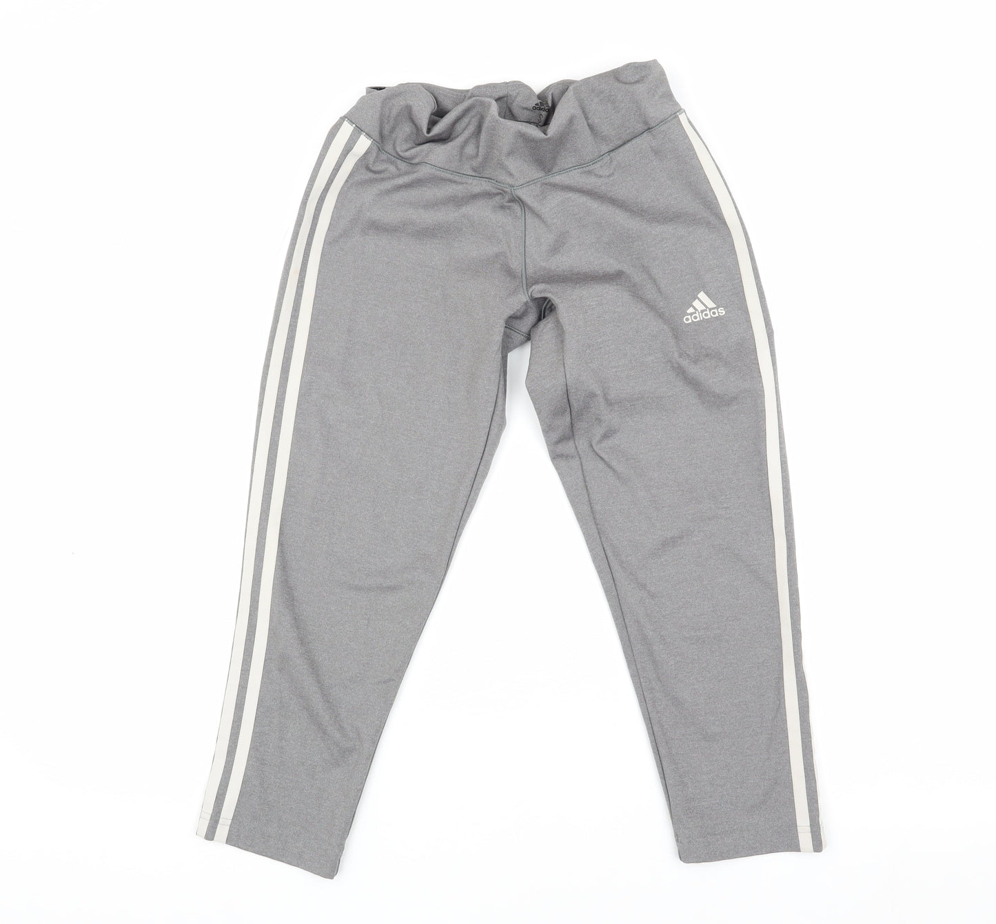 Adidas Women's Grey Track Pants, Size S, Activewear Trousers
