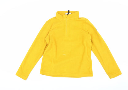 TOG24 Boys Yellow Fleece 1/2 Zip Sweatshirt 12-13 Years