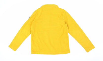 TOG24 Boys Yellow Fleece 1/2 Zip Sweatshirt 12-13 Years