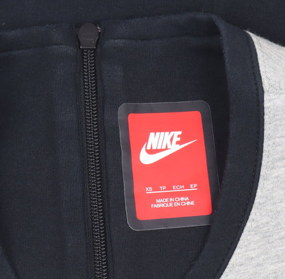 Nike Women's Black & Grey Colourblock Pullover Sweatshirt XS