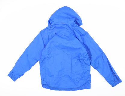 Karrimor Boys Blue Windbreaker Jacket, Size 13, Hooded