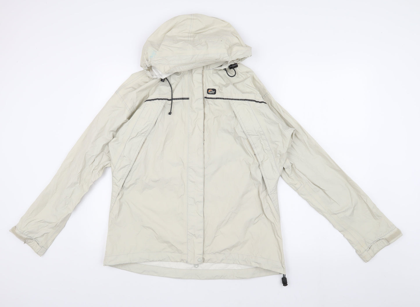 Womens UK Size L Lowe Alpine Beige Anorak Coat
