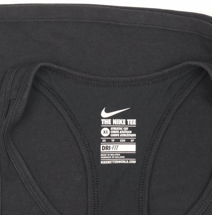 Unisex Adults UK Size XS Nike Black Basic Tank