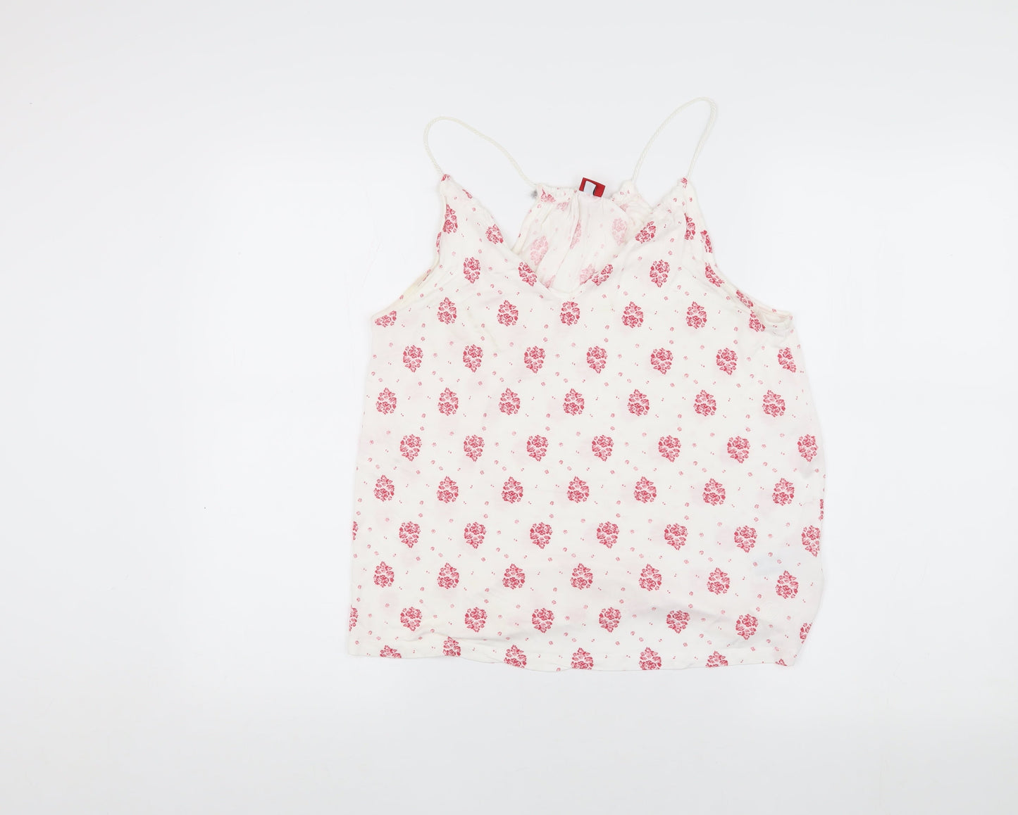 Womens UK Size 10 s.Oliver White Camisole Tank