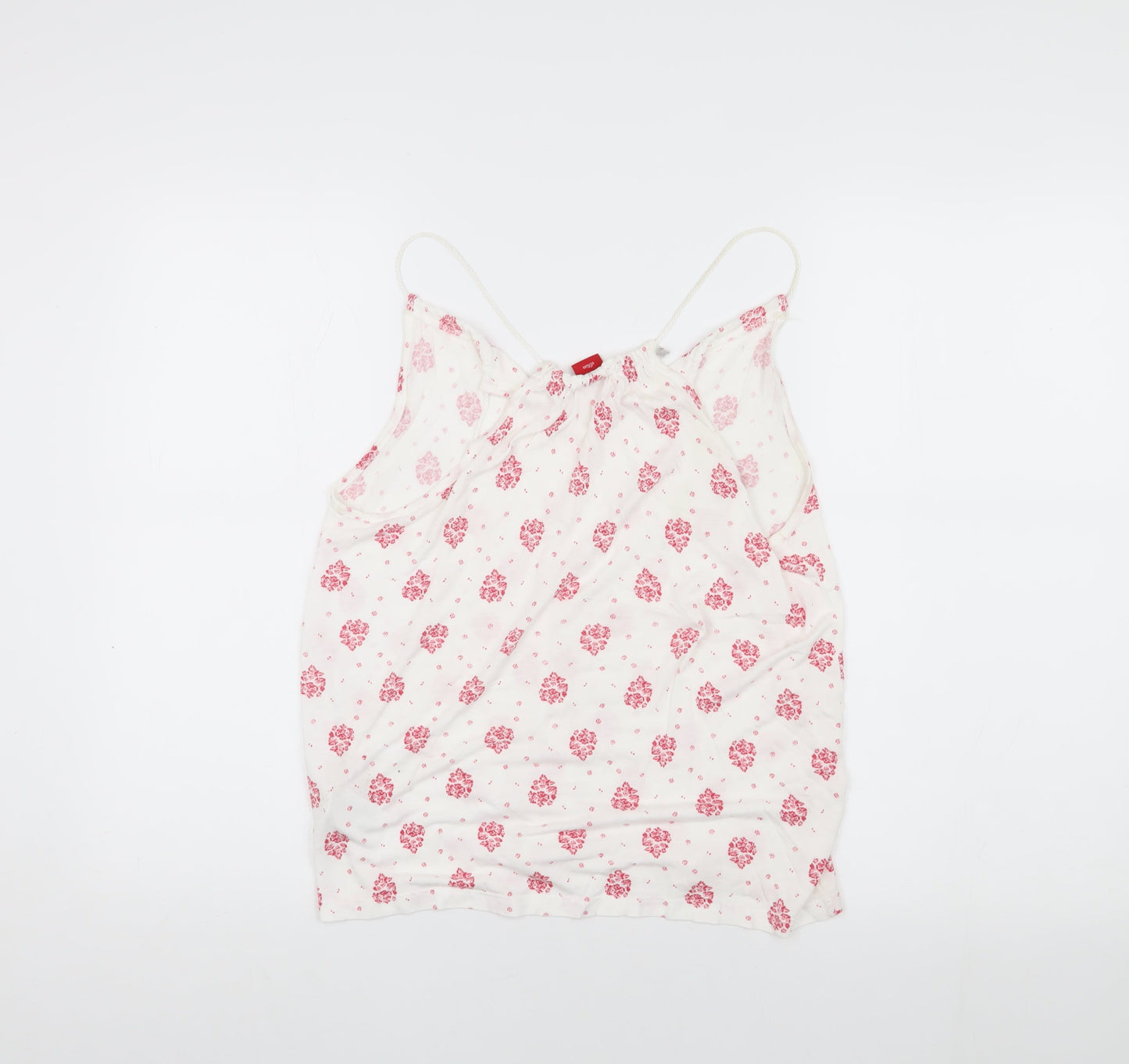 Womens UK Size 10 s.Oliver White Camisole Tank