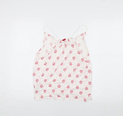 Womens UK Size 10 s.Oliver White Camisole Tank