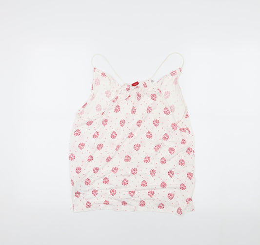 Womens UK Size 10 s.Oliver White Camisole Tank