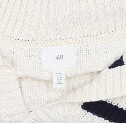 Womens UK Size 12 H&M Multicoloured Pullover Jumper