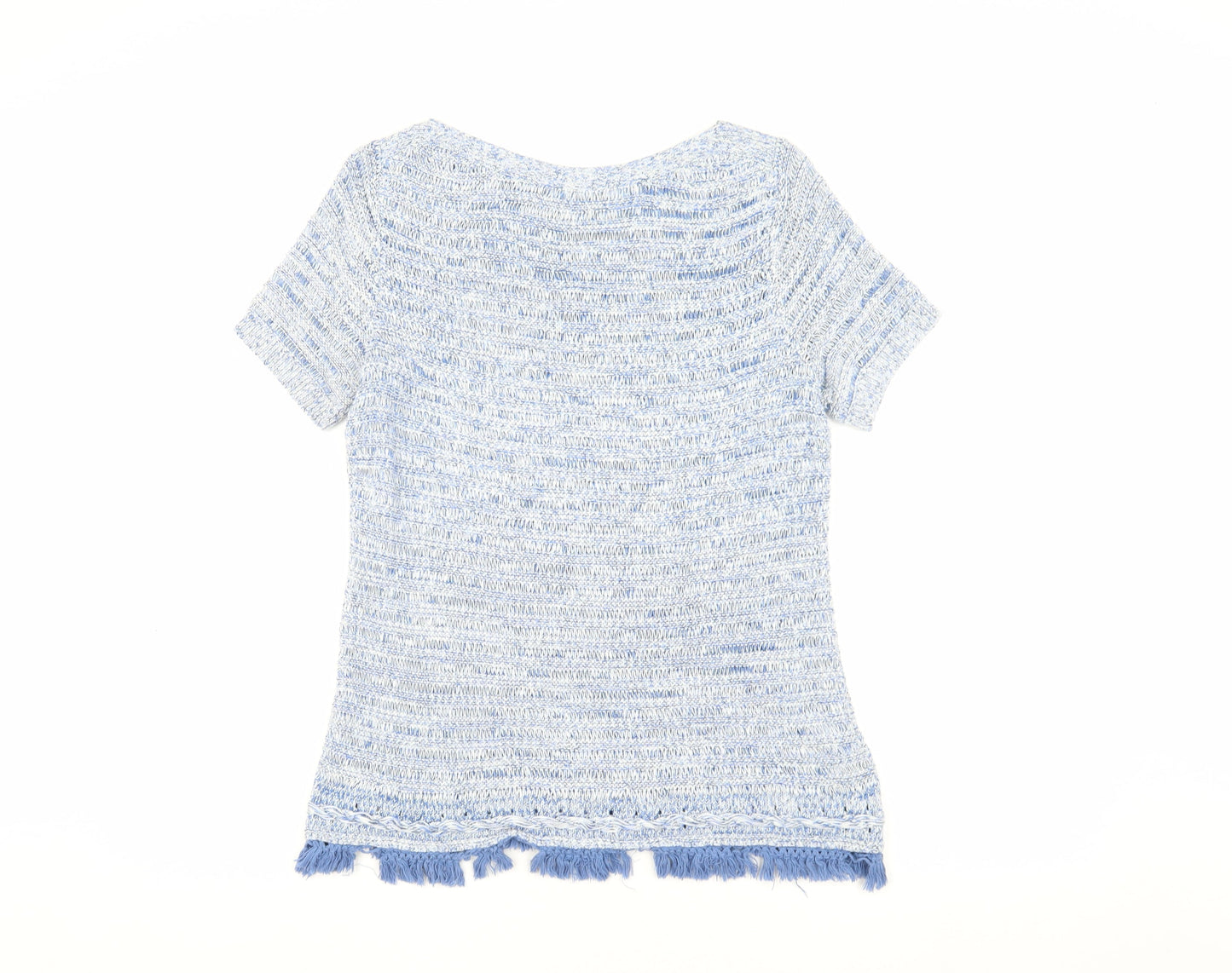 Laura Ashley Women's Multicoloured Knit Fringe Top