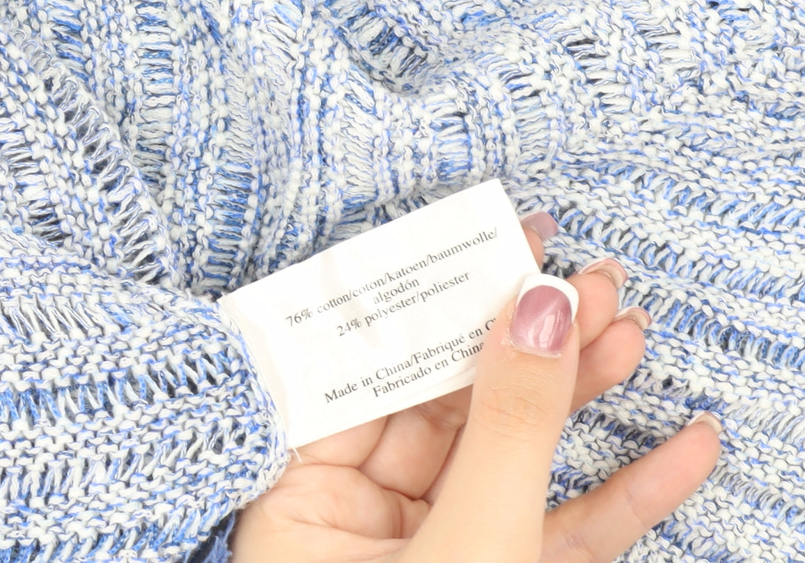 Laura Ashley Women's Multicoloured Knit Fringe Top