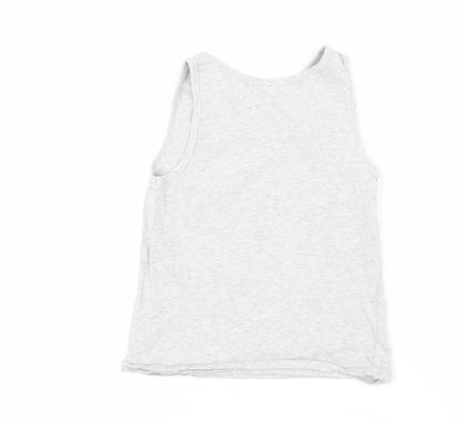 Frozen Girls Grey Tank Top 6-7 Years