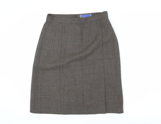 Austin Reed Women's Brown Pencil Skirt Size 12