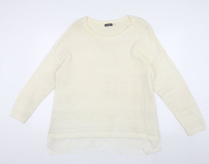 Womens UK Size XL Yessica Ivory Pullover Jumper