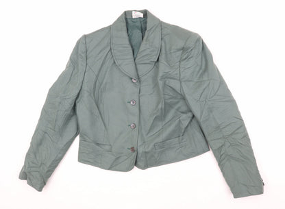 Womens UK Size 14 Alexon  Green Blazer