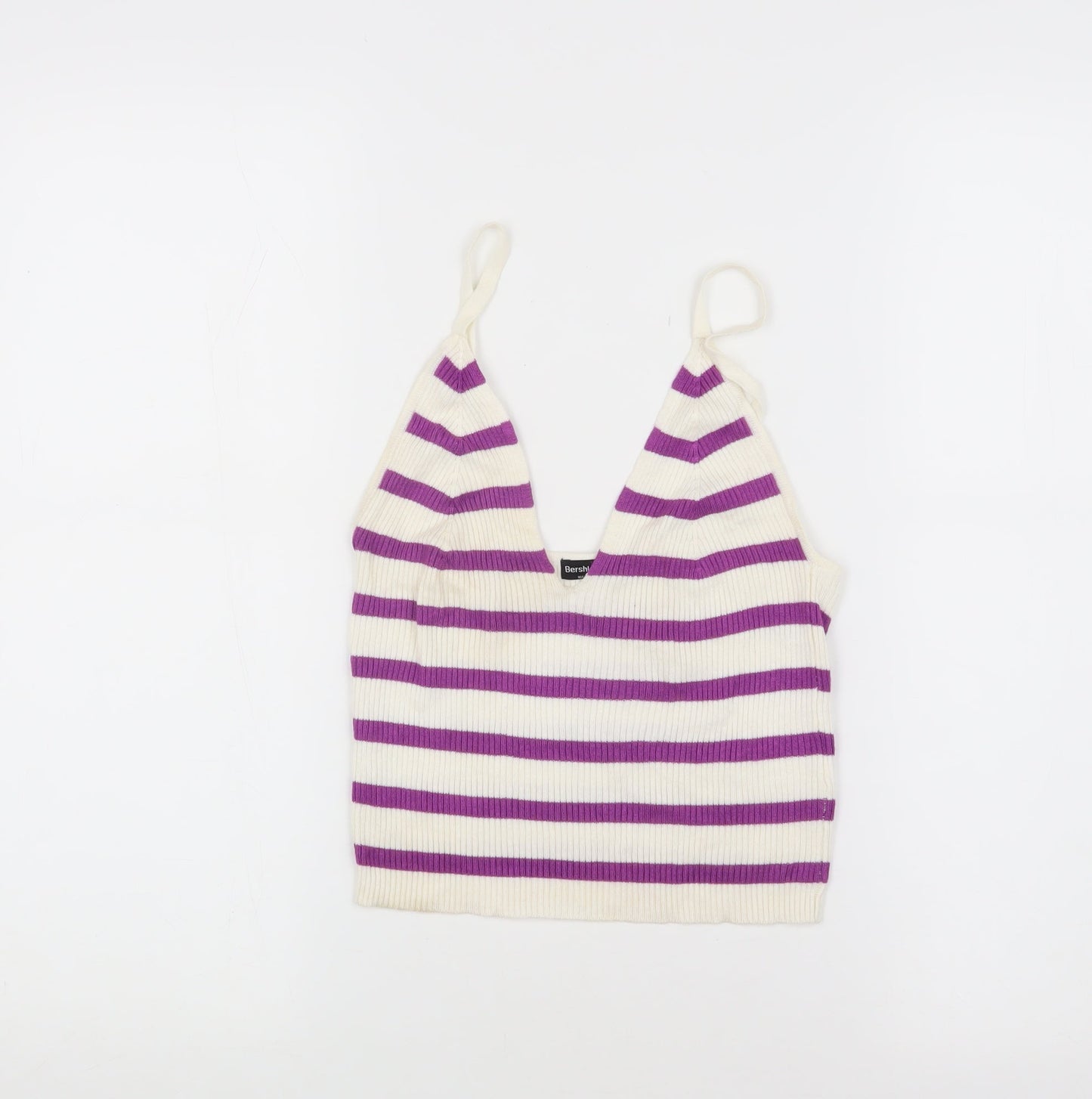 Teens UK Size S Bershka Multicoloured Cropped Tank