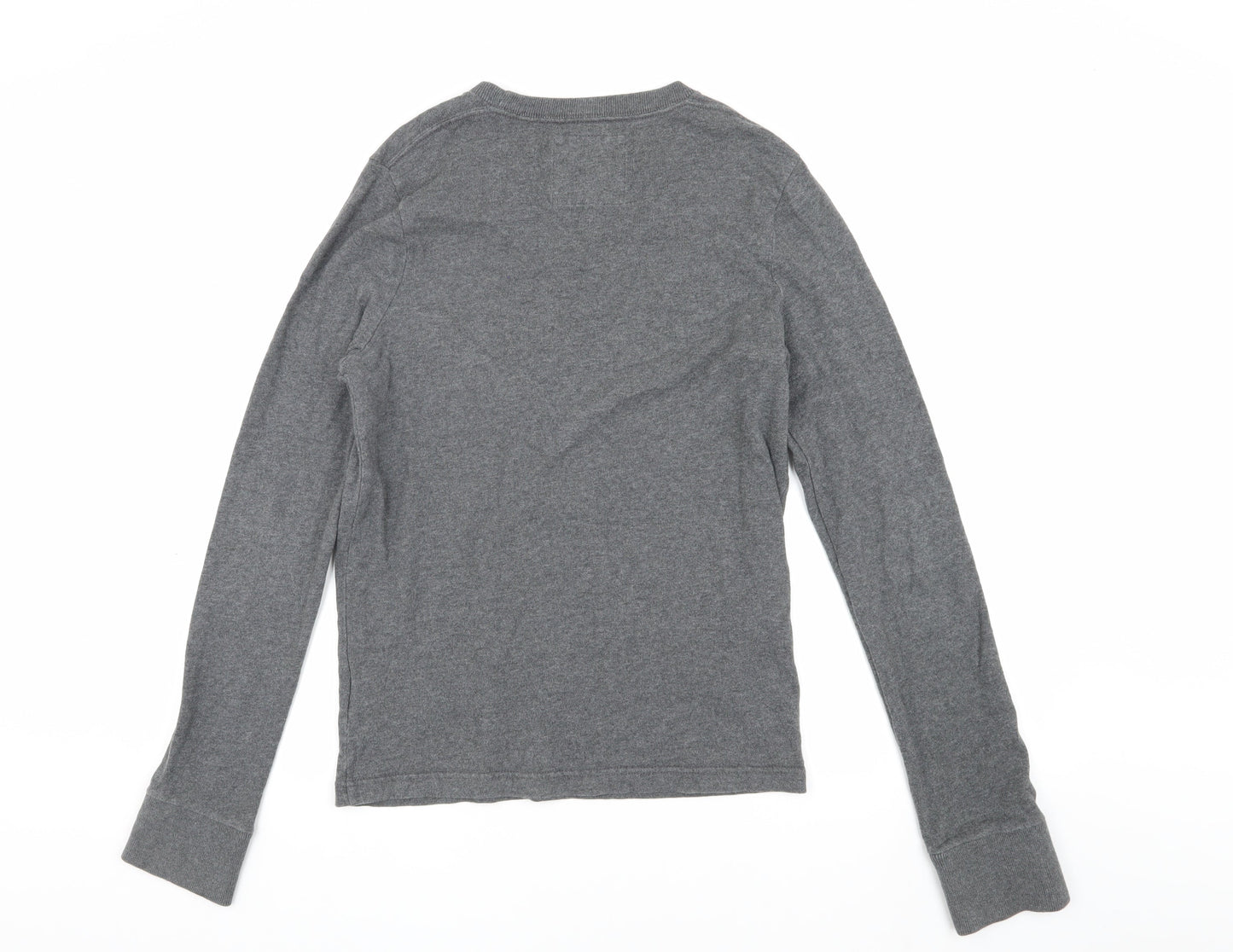 Mens UK Size S Hollister Grey Pullover Sweatshirt